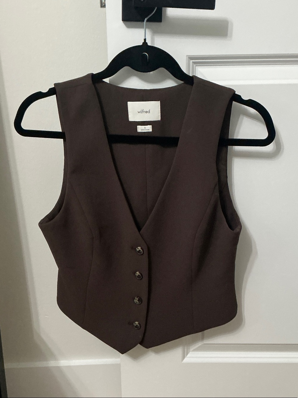 ARITZIA Wilfred desire Button Vest